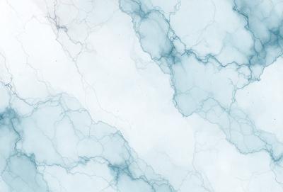 The primary subject of the image is a marble-like surface with a blue and white color scheme. The setting is a white and blue marble wall, which serves as the background. The visual style is a close-up of the marble wall, showcasing its intricate patterns and textures. The colors and mood of the image are serene and elegant, with the blue and white hues creating a calming atmosphere.