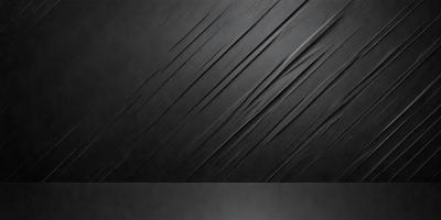 The primary subject of the image is a black background with a pattern of long, thin lines. The setting is a dark room, and the visual style appears to be a digital art or illustration. The dominant colors are black and white, creating a stark and minimalist atmosphere.