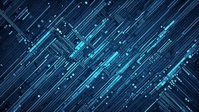 The primary subject of the image is a blue and black patterned background. The setting is a futuristic cityscape, with a blue and black color scheme. The visual style is a digital art or illustration, creating a unique and intriguing atmosphere. The colors and mood convey a sense of modernity and technology, with the blue and black tones adding a sense of depth and sophistication to the scene.