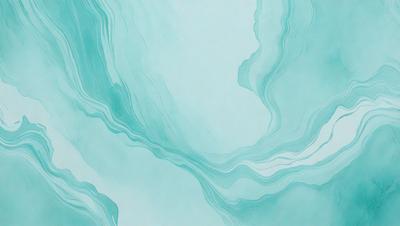 The primary subject of the image is a blue and white ocean wave. The setting is the ocean, with the wave being the main focus of the image. The visual style is a digital art or illustration, as the wave is depicted in a detailed and artistic manner. The dominant colors are blue and white, creating a serene and calming atmosphere.
