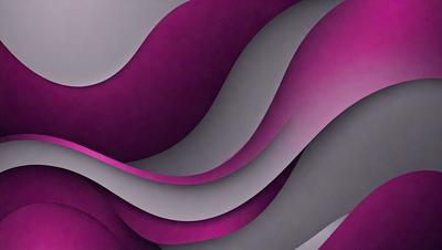 The primary subject of the image is a purple and pink abstract art piece. The setting is a gray background, which contrasts with the vibrant colors of the artwork. The visual style appears to be a combination of digital art and illustration, creating a unique and eye-catching design. The dominant colors in the artwork are purple and pink, which evoke a sense of creativity and artistic expression.
