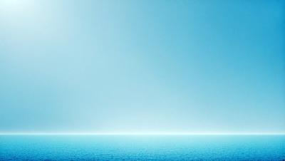 The primary subject of the image is a large body of water, which appears to be a vast ocean. The setting is a clear blue sky, creating a serene and peaceful atmosphere. The visual style of the image is a photo, capturing the beauty of the ocean and the sky. The colors and mood of the image are predominantly blue, with a hint of white, which adds to the calming and tranquil ambiance.
