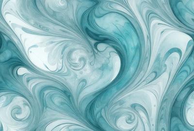 The primary subject of the image is a blue and white swirl pattern, which appears to be a digital art or illustration. The setting is a blue and white background, which complements the swirl pattern. The visual style is a combination of digital art and illustration, creating a unique and eye-catching design. The colors and mood of the image are predominantly blue and white, giving it a calming and soothing atmosphere.