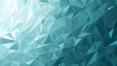 The primary subject of the image is a blue and white geometric pattern, which appears to be a digital art or illustration. The setting is a blue background, and the visual style is a combination of digital art and geometric patterns. The dominant colors are blue and white, creating a calm and soothing atmosphere.