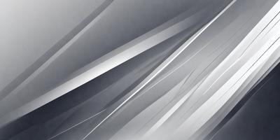The image is a digital art piece featuring a pattern of white and gray stripes. The primary subject is a close-up of the pattern, which creates a visually striking and modern appearance. The setting is a gray background, which contrasts with the white and gray stripes, emphasizing the pattern's design. The visual style is contemporary and artistic, showcasing the artist's skill in creating a visually appealing piece. The colors and mood are predominantly neutral, with the white and gray stripes ev