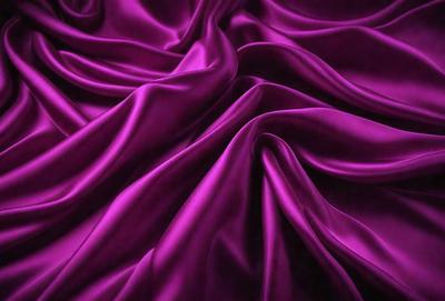 The primary subject of the image is a purple fabric, which is the main object, scene, or focus of the image. The setting or background of the image is a purple sheet, and the visual style appears to be a photo. The colors and mood of the image are predominantly purple, creating a calm and serene atmosphere.