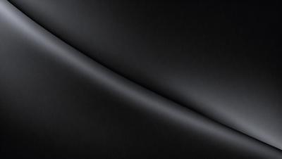 The primary subject of the image is a curved, black line. The setting is a black background, which creates a striking contrast with the line. The visual style is a simple, clean line drawing. The colors and mood are predominantly dark and moody, with the black line being the main focus of the image.