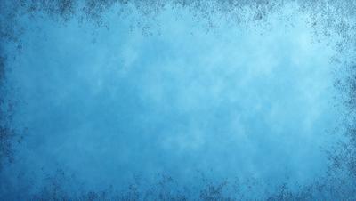 The primary subject of the image is a blue background with a few white specks. The setting is a cloudy sky, and the visual style appears to be a digital art or illustration. The dominant colors are blue and white, creating a calm and serene atmosphere.