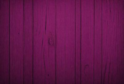 The primary subject of the image is a wooden wall with a purple color. The setting is a room with a wooden surface, and the visual style is a close-up of the wooden wall. The dominant colors are purple and brown, creating a warm and cozy atmosphere.