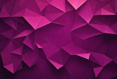 The primary subject of the image is a purple wall with a geometric pattern. The setting is a room with a purple background. The visual style is a combination of digital art and illustration, creating a unique and eye-catching design. The dominant colors are purple and pink, giving the wall a vibrant and lively appearance.