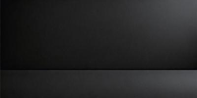 The primary subject of the image is a black leather surface. The setting is a black background, which creates a contrast with the leather surface. The visual style is a close-up of the leather surface, showcasing its texture and details. The colors and mood of the image are predominantly dark, with the black leather and background creating a moody atmosphere.