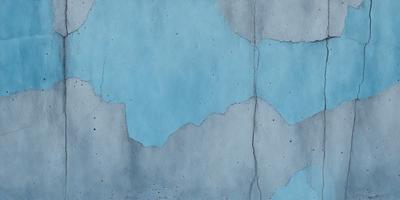 The primary subject of the image is a blue wall with a white and grey texture. The setting is a room with a blue wall, and the visual style is a combination of digital art and illustration. The dominant colors are blue and grey, creating a calm and soothing atmosphere.