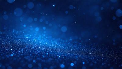 The primary subject of the image is a blue background with a pattern of blue lights. The setting appears to be a dark, starry night, with the blue lights creating a mesmerizing effect. The visual style of the image is a combination of a photo and digital art, as it captures the beauty of the night sky with the blue lights. The colors and mood of the image are predominantly blue, creating a serene and peaceful atmosphere.