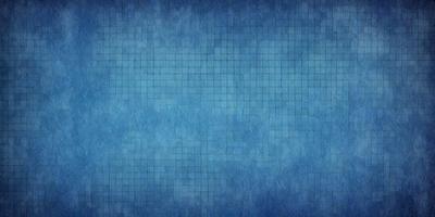 The primary subject of the image is a blue wall with a pattern of white squares. The setting is a room with a blue background, and the visual style appears to be a digital art or illustration. The dominant colors are blue and white, creating a calm and soothing atmosphere.