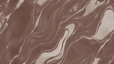 The primary subject of the image is a close-up of a marbled surface, which appears to be a brown and white stone. The setting is a room with a brown and white marbled wall, which adds to the overall atmosphere. The visual style of the image is a close-up of the marbled surface, showcasing its intricate patterns and textures. The colors and mood of the image are predominantly brown and white, creating a sense of elegance and sophistication.