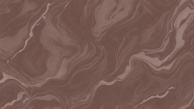 The image features a brown marbled surface with a pattern of swirls and curves. The primary subject is the marbled surface, which serves as the setting and background of the image. The visual style is a close-up of the marbled surface, showcasing its intricate patterns and textures. The colors and mood of the image are warm and earthy, with the brown marbled surface being the dominant color.