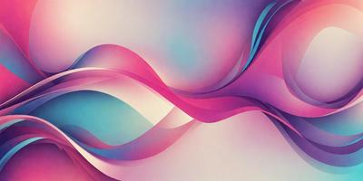 The primary subject of the image is a colorful, swirling pattern that resembles a spiral or a wave. The setting is a white background, which provides a clean and minimalist look to the artwork. The visual style is a combination of digital art and illustration, creating a vibrant and dynamic piece. The dominant colors are pink, blue, and purple, which evoke a sense of energy and movement. Overall, the image has a lively and spirited atmosphere.