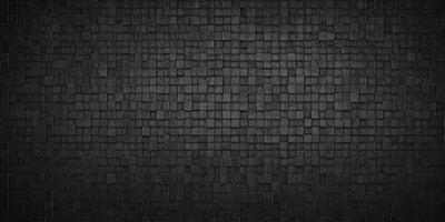 The primary subject of the image is a black and white brick wall. The setting is a dark room, and the visual style is a close-up of the brick wall. The colors and mood of the image are predominantly black and white, giving it a classic and timeless appearance.