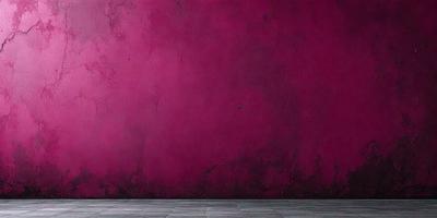 The primary subject of the image is a red wall. The setting is a room with a red wall, and the visual style is a photo. The dominant colors are red and purple, creating a bold and vibrant atmosphere.