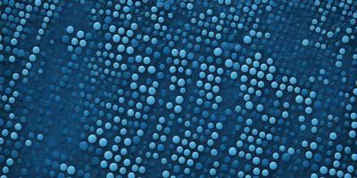 The primary subject of the image is a blue background with a pattern of blue dots. The setting appears to be a blue surface, possibly a wall or a piece of fabric. The visual style of the image is a close-up of the blue dots, which gives the impression of a digital art or illustration. The colors and mood of the image are predominantly blue, creating a calm and serene atmosphere.