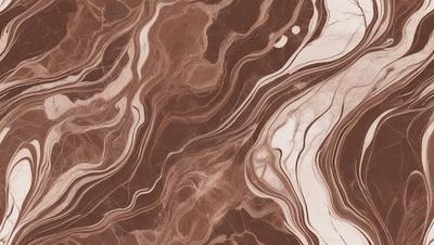 The primary subject of the image is a close-up of a marble surface, showcasing its intricate and textured design. The setting is a natural environment, with the marble surface being the main focus of the image. The visual style is a close-up, which highlights the details and patterns of the marble. The colors and mood of the image are predominantly brown and earthy, giving it a natural and timeless appearance.