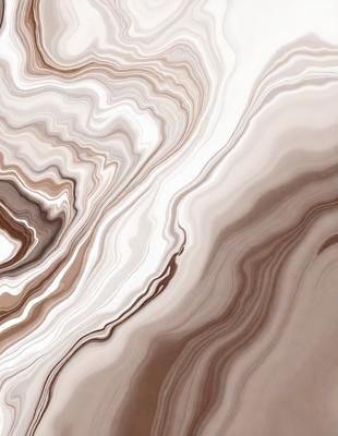 The image features a white and brown marbled surface, which appears to be a patterned wall or a marble-like material. The primary subject of the image is the marbled surface, which is the main focus of the image. The setting or background is the marbled surface, and the visual style is a close-up of the marbled surface. The colors and mood of the image are predominantly white and brown, giving it a natural and earthy feel.