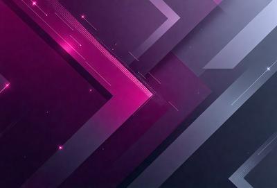 The primary subject of the image is a colorful, geometric pattern. The setting is a dark background, which contrasts with the bright colors of the pattern. The visual style is a combination of digital art and illustration, creating a unique and eye-catching design. The dominant colors are pink and purple, giving the pattern a vibrant and lively appearance.