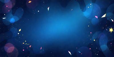 The primary subject of the image is a blue sky with a few stars scattered throughout. The setting is a night sky, and the visual style is a digital art or illustration. The colors are predominantly blue and black, creating a calm and serene atmosphere.
