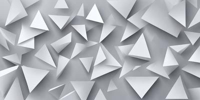 The primary subject of the image is a large, intricate pattern of triangles. The pattern is composed of various shapes and sizes of triangles, creating a visually interesting and complex design. The setting is a gray background, which provides a neutral and clean backdrop for the pattern. The visual style of the image is a combination of digital art and illustration, as the triangles are carefully crafted and arranged to create a cohesive and aesthetically pleasing design. The colors and mood of the image are predomin