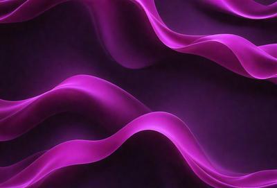 The primary subject of the image is a purple wave pattern, which is the main object, scene, or focus of the image. The setting or background is a purple surface, which adds to the overall atmosphere. The visual style of the image is a combination of photo and digital art, creating a unique and eye-catching pattern. The dominant colors in the image are purple, which gives the scene a calming and soothing mood.