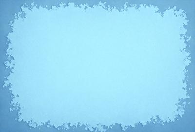 The primary subject of the image is a large, empty blue canvas. The setting is a blue background, which creates a sense of depth and contrast. The visual style is a combination of digital art and illustration, as the canvas appears to be a digital artwork with a hand-drawn feel. The colors and mood are predominantly blue, which gives the image a calm and serene atmosphere.