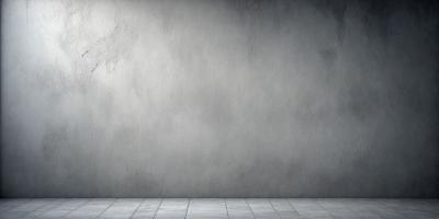 The primary subject of the image is a large, empty white wall. The setting is a room with a concrete wall, and the visual style is a photo. The colors and mood of the image are predominantly white, giving it a clean and minimalist appearance.