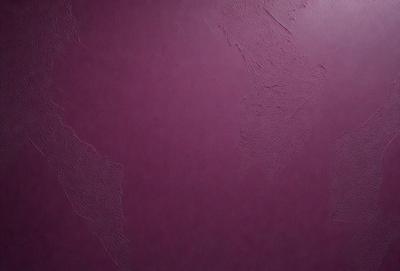 The primary subject of the image is a purple wall with a map of the world painted on it. The setting is a room with a purple wall, and the visual style is a painting or drawing. The colors and mood of the image are predominantly purple, creating a calm and soothing atmosphere.