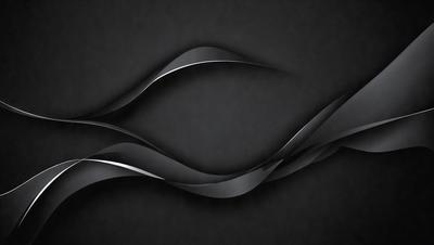 The primary subject of the image is a black and white design, which appears to be a pattern or a drawing. The setting is a black background, which contrasts with the design. The visual style suggests that the image is a digital art or illustration. The colors and mood of the image are predominantly dark and moody, with the black background and the design creating a dramatic and striking visual effect.