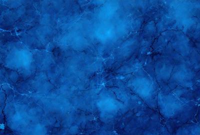 The primary subject of the image is a blue background with a pattern of white lines. The setting appears to be a blue-toned room or a blue-themed environment. The visual style of the image is a combination of digital art and illustration, creating a unique and artistic appearance. The dominant colors in the image are blue and white, giving it a calm and serene atmosphere.