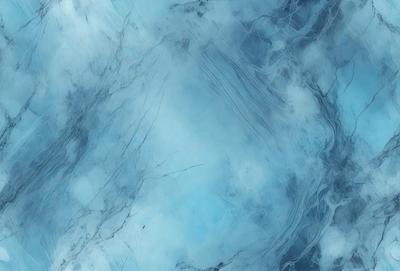 The primary subject of the image is a blue marble surface, which appears to be a marble countertop. The setting is a room with a blue marble wall, and the visual style is a close-up of the marble surface. The colors and mood of the image are predominantly blue, creating a calm and serene atmosphere.