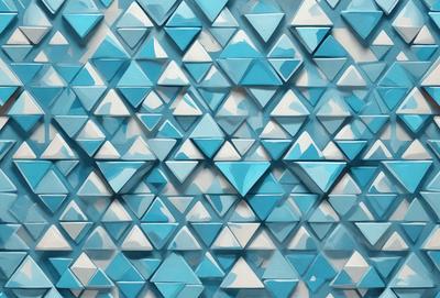 The primary subject of the image is a blue and white patterned wall. The setting is a room with a blue and white tiled wall, which creates a visually appealing and cohesive atmosphere. The visual style of the image is a combination of digital art and illustration, as the blue and white pattern is created through a digital medium. The dominant colors in the image are blue and white, which contribute to a calm and soothing mood.