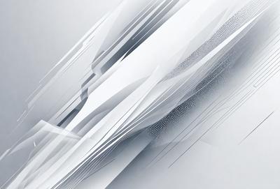 The primary subject of the image is a white, abstract design. The setting is a white background, which creates a clean and minimalist appearance. The visual style is a combination of digital art and illustration, as the design appears to be a blend of both. The colors and mood of the image are predominantly white, giving it a calm and serene atmosphere.