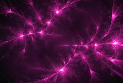 The primary subject of the image is a purple background with a pattern of pink and purple swirls. The setting is a dark background, which contrasts with the bright colors of the swirls. The visual style appears to be a combination of digital art and illustration, creating a unique and eye-catching design. The dominant colors are pink and purple, giving the image a vibrant and lively atmosphere.