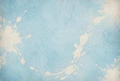 The primary subject of the image is a blue and white marbled wall. The setting is a room with a blue and white marbled wall, which serves as the background. The visual style is a combination of a photo and digital art, creating a unique and artistic representation of the marbled wall. The dominant colors are blue and white, giving the image a calm and serene atmosphere.