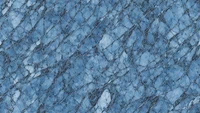 The primary subject of the image is a blue marble surface with a pattern of white and blue swirls. The setting is a close-up of the marble, showcasing its unique texture and design. The visual style is a realistic representation of the marble, capturing its natural beauty. The colors and mood of the image are predominantly blue, with the white and blue swirls adding a touch of contrast and visual interest.
