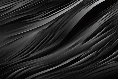 The primary subject of the image is a black and white pattern, which appears to be a digital art or illustration. The setting is a black background, and the visual style is a combination of a photo and a digital art or illustration. The dominant colors are black and white, and the overall atmosphere is a mix of modern and artistic.