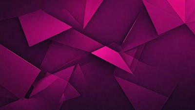 The primary subject of the image is a purple geometric pattern. The setting is a purple background, which creates a visually striking contrast with the pattern. The visual style of the image is a combination of digital art and illustration, giving it a modern and artistic appearance. The dominant colors in the image are purple and pink, creating a warm and vibrant atmosphere.