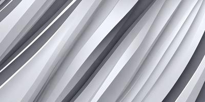 The primary subject of the image is a white and gray striped pattern. The setting is a white background, and the visual style appears to be a digital art or illustration. The dominant colors are white and gray, creating a clean and minimalist atmosphere.