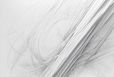 The primary subject of the image is a white drawing of a tree branch. The setting is a white background, and the visual style appears to be a digital art or illustration. The drawing is the main focus of the image, and it has a clean and minimalist appearance. The colors and mood of the image are predominantly white, giving it a calm and serene atmosphere.