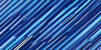 The primary subject of the image is a blue and white striped pattern. The setting is a blue sky, and the visual style is digital art. The dominant colors are blue and white, creating a calm and soothing atmosphere.