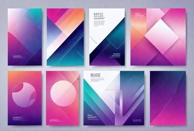 Primary subject: Advertisement
Setting/background: White background
Visual style: Digital art
Colors and mood: Purple, pink, and blue