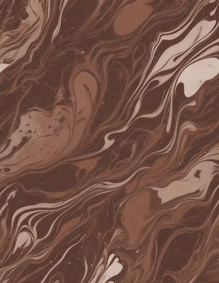 The primary subject of the image is a close-up of a marbled surface, which appears to be a patterned stone or a textured wall. The setting is indoors, with the surface being the main focus of the image. The visual style is a close-up, which emphasizes the intricate details of the marbled surface. The colors and mood of the image are predominantly brown and earthy, giving it a natural and organic feel.