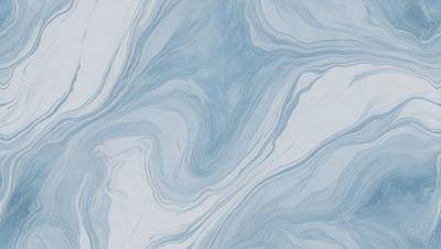The primary subject of the image is a blue and white marbled tile. The setting is a bathroom, as indicated by the presence of the marbled tile. The visual style is a close-up of the tile, showcasing its intricate design. The dominant colors are blue and white, creating a calm and soothing atmosphere.