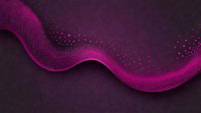 The primary subject of the image is a purple background with a pattern of dots. The setting is a dark background, which contrasts with the purple pattern. The visual style appears to be a digital art or illustration, as the dots are arranged in a visually appealing manner. The colors and mood of the image are predominantly purple, creating a calm and soothing atmosphere.